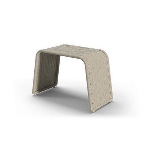 Tavolo d'appoggio design minimalista - ZEN - G&G Italia Designer Furniture - in alluminio / in schiuma di poliuretano / in corda