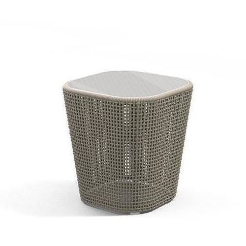 Tavolo d'appoggio contemporaneo - HARP - G&G Italia Designer Furniture - in alluminio / in schiuma di poliuretano / in corda