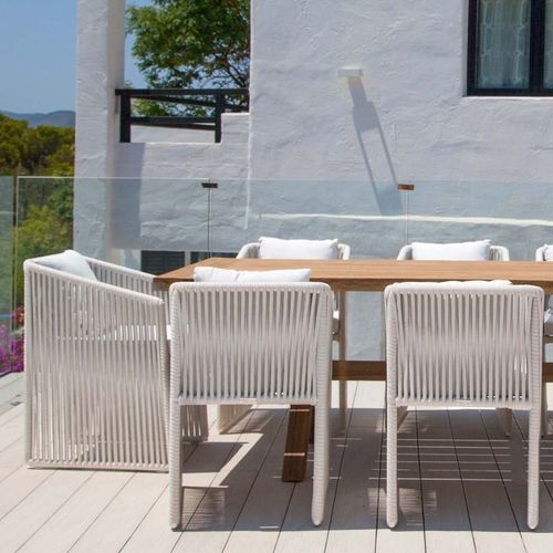 Poltrona moderna - INDAH - G&G Italia Designer Furniture - in schiuma di poliuretano / in tessuto resistente all'acqua / in alluminio