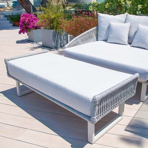 Poggiapiedi contemporaneo - SIENNA - G&G Italia Designer Furniture - in espanso / in gesso / in alluminio