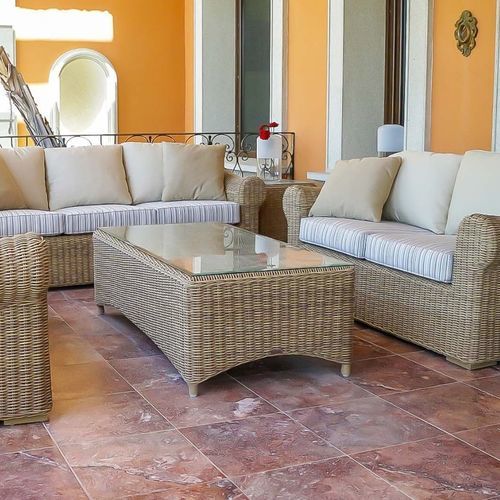 Tavolino basso contemporaneo - BAOLI - G&G Italia Designer Furniture - in fibre sintetiche / in alluminio / in vetro temprato