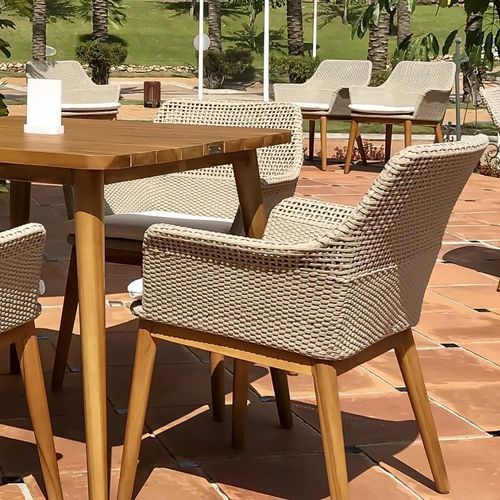 Sedia da pranzo moderna - TIVOLI - G&G Italia Designer Furniture - per interni / per esterni / in alluminio
