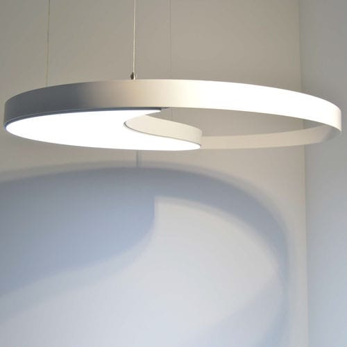 Lampada a sospensione - Y&Y - KISSA LAMPS - in alluminio termolaccato / in PVC / design originale
