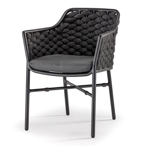 Sedia contemporanea - Panama Armchair - GRATTONI S.R.L. - da esterno / in gomma / in corda