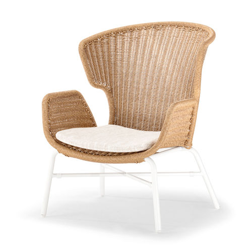 Poltrona contemporanea - OCEAN LOUNGE - GRATTONI S.R.L. - in corda / in alluminio / da esterno
