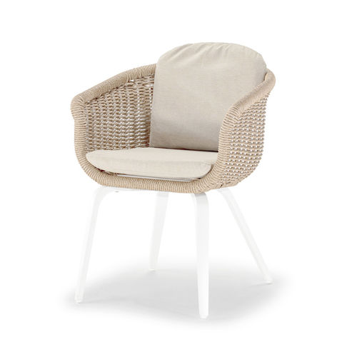 Sedia contemporanea - MELROSE - GRATTONI S.R.L. - da esterno / in corda / con supporto in alluminio