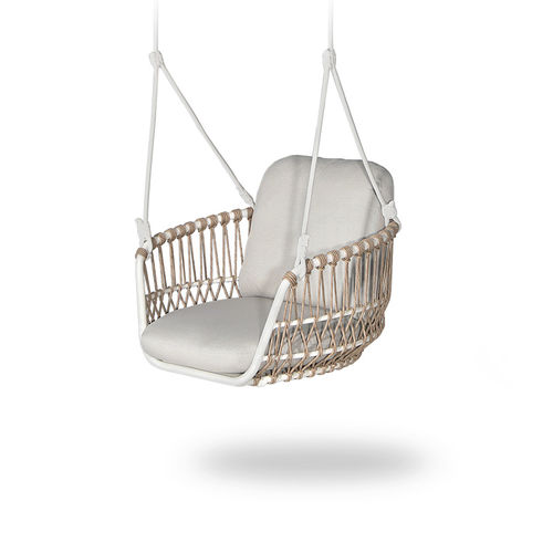 Dondolo da giardino in alluminio - BARI SWING CHAIR - GRATTONI S.R.L. - in tessuto / in corda
