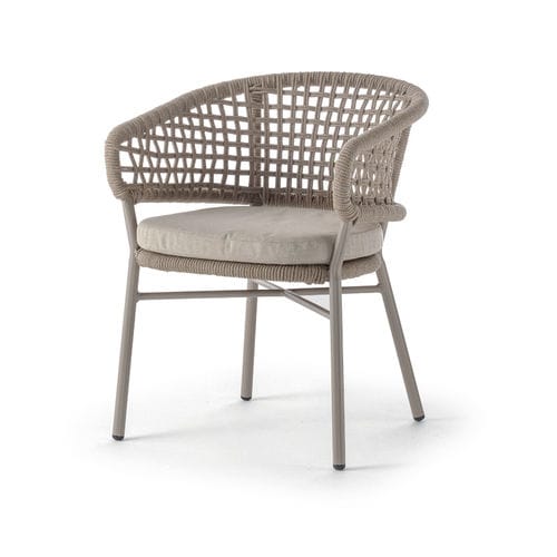 Sedia contemporanea - ATOL ARMCHAIR - GRATTONI S.R.L. - da esterno / in acrilico / in tessuto