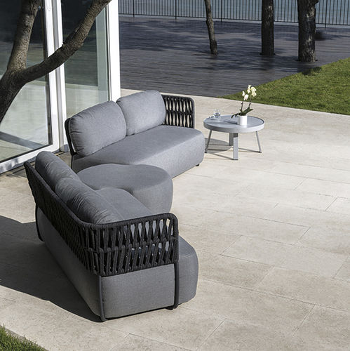 Set lounge da giardino contemporaneo - SOFT MODULAR - GRATTONI S.R.L. - in poliolefina / in alluminio / in tessuto