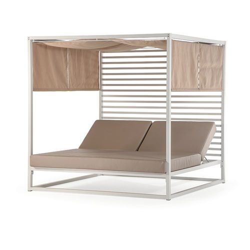 Dormeuse contemporanea - ANTIGUA/LUX - GRATTONI S.R.L. - in poliuretano / da esterno / matrimoniale