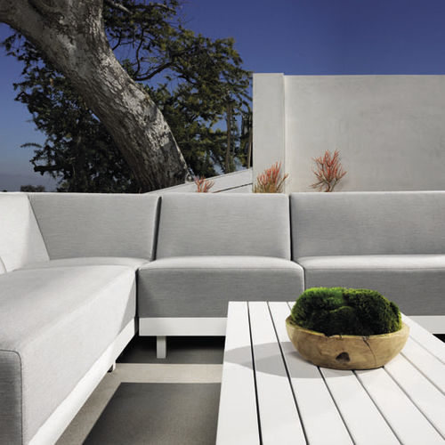 Set lounge da giardino contemporaneo - ALVORY  - GRATTONI S.R.L. - in alluminio / in Sunbrella® / per uso residenziale
