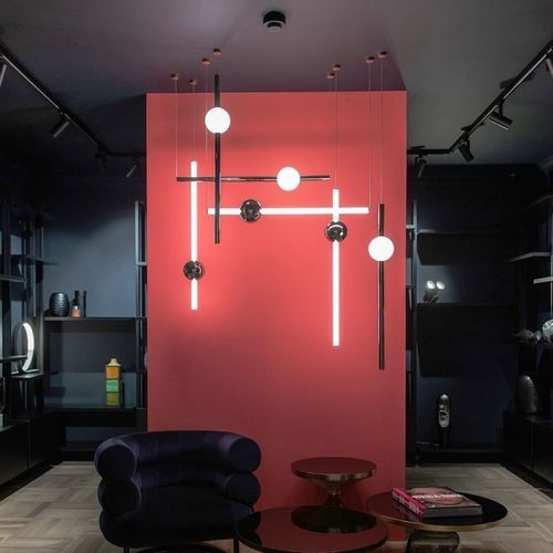 Lampada a sospensione - ORION - Lee Broom - in acciaio / in acrilico / contemporanea