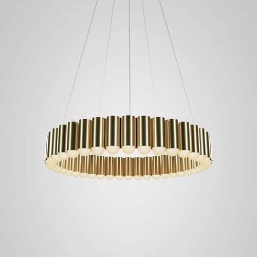 Lampadario contemporaneo - CAROUSEL MEDIUM - Lee Broom - in vetro / in acciaio / tubolare