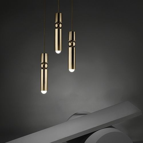 Lampada a sospensione - FULCRUM - Lee Broom - in acciaio / in vetro / contemporanea