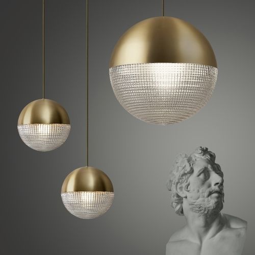 Lampada a sospensione - LITTLE LENS FLAIR - Lee Broom - da tavolo / in acciaio / in policarbonato
