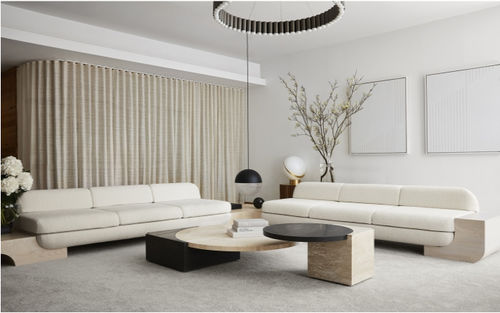 Divano modulare - STREET  - Lee Broom - d'angolo / contemporaneo / in tessuto
