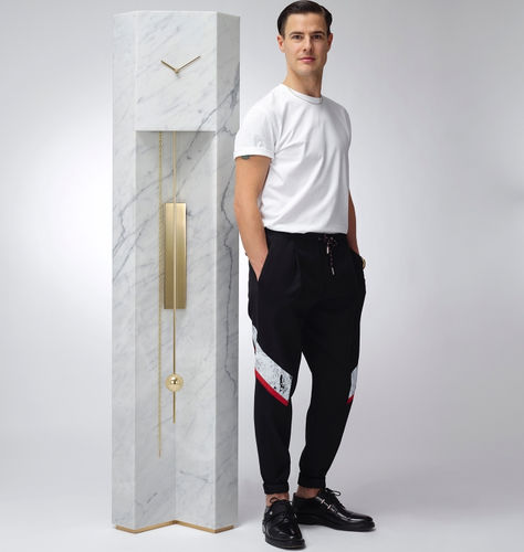Orologio contemporaneo - TIME MACHINE - Lee Broom - da terra / analogico / in ottone