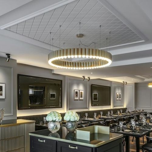 Lampadario contemporaneo - CAROUSEL XL - Lee Broom - in vetro / in acciaio / tubolare
