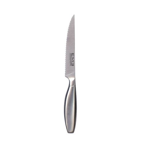 Coltello da bistecca con manico in acciaio inossidabile - TouchMe - EME POSATERIE S.R.L. - con lama in acciaio inossidabile