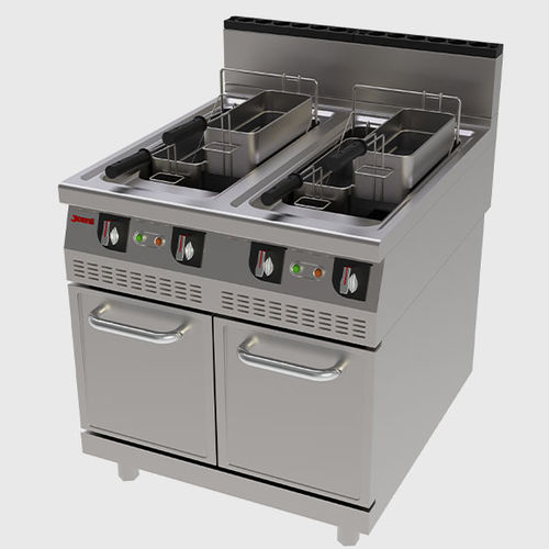 Friggitrice a gas - FRG90/2 - JEMI, S.A. - professionale / autoportante
