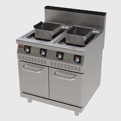 Friggitrice a gas - FRG70/2 - JEMI, S.A. - professionale / autoportante