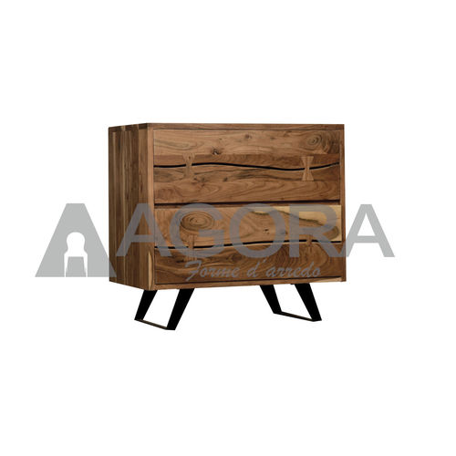 Cassettone contemporaneo - FOSTER - AGORA' SRL - in legno massiccio / con cassetti / fatto a mano
