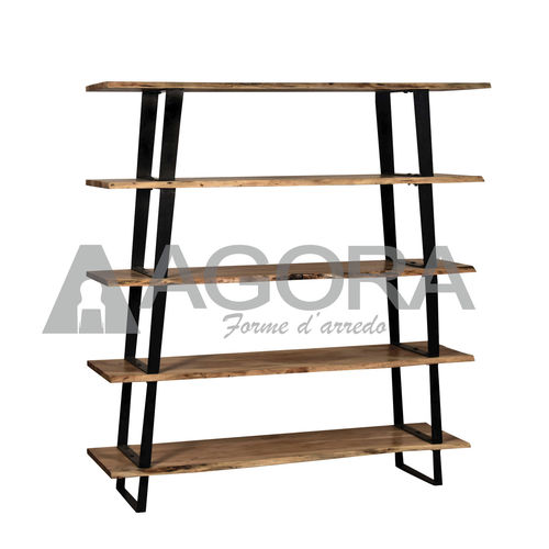 Libreria classica - WRIGHT  - AGORA' SRL - in legno massiccio / in metallo verniciato