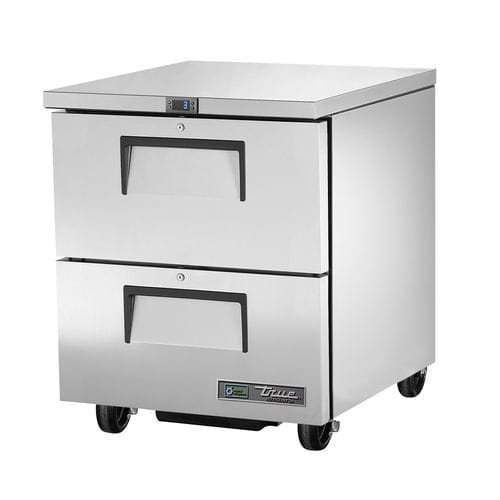 Frigorifero sottopiano - TUC-27D-2-HC - True International GmbH - professionale / a posa libera / con congelatore incorporato