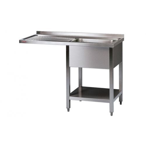 Lavello a 1 vasca - SCB 12x6-4 - SCHOLL APPARATEBAU GMBH - senza gocciolatoio / in acciaio inossidabile / su gambe