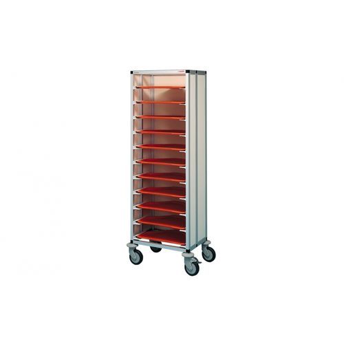 Carrello per vassoi gastronorm - RTW 073	 - SCHOLL APPARATEBAU GMBH - per cucina professionale / personalizzabile / in alluminio