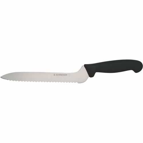 Coltello da pane con manico in plastica - 260582 - GMBH - con lama in acciaio inossidabile