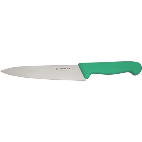 Coltello da chef con manico in plastica - 260830 - GMBH - con lama in acciaio