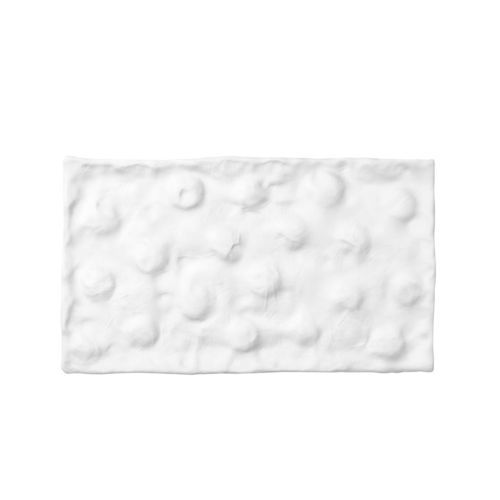 Piatto piatto - MAT.17 - ROYALE S.R.L. - rettangolare / in porcellana / contract