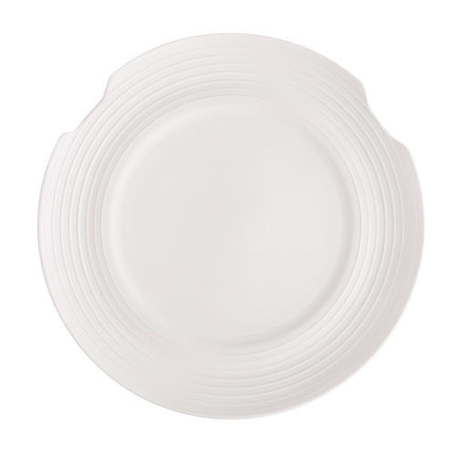 Piatto piatto - SUM.05.R - ROYALE S.R.L. - rotondo / in porcellana / contract