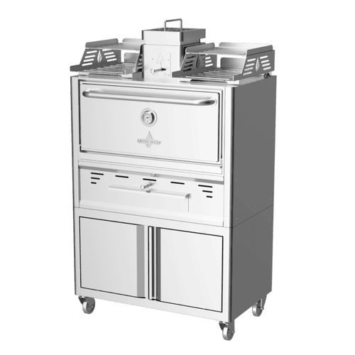 Forno a carbonella - ROC74 - ROASTER - girarrosto / a convenzione / a libera installazione