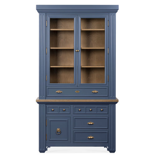 Credenza con alzata classica - HO&Euml;DIC PM - De Kercoet - in legno / in ottone spazzolato