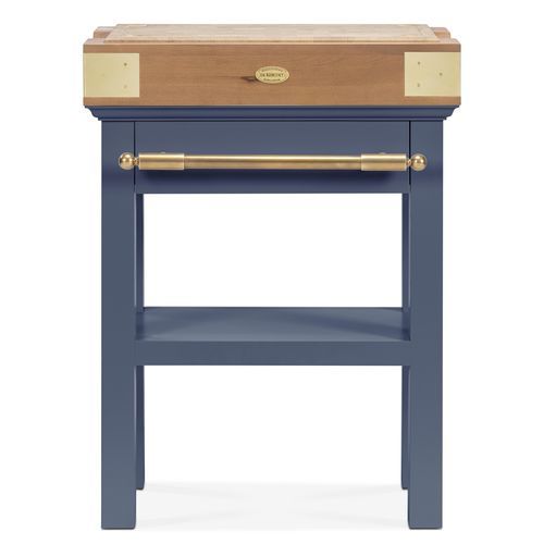 Elemento da cucina da appoggio - BILLOT RECTANGLE CANCALE - De Kercoet - con rotelle / con cassetti