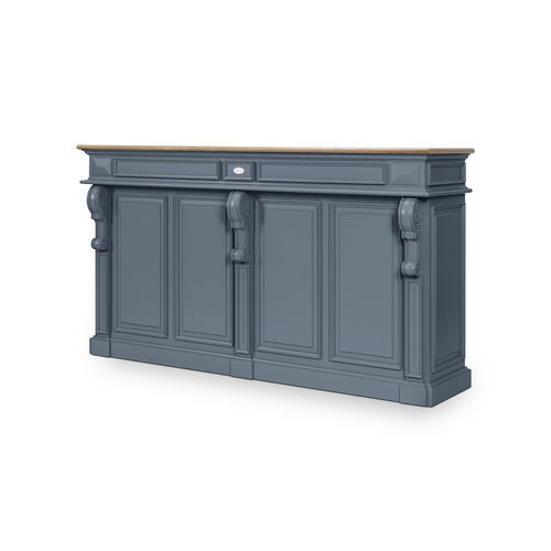 Bancone da bar - De Kercoet - in legno / in ottone / in marmo