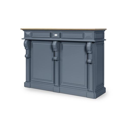 Bancone da bar - MARIUS MM - De Kercoet - in legno / in ottone / in marmo