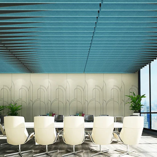 Pannello acustico per soffitto - DUAL TONE - Acoustic.ae - sospeso / in fibra di poliestere / in PET