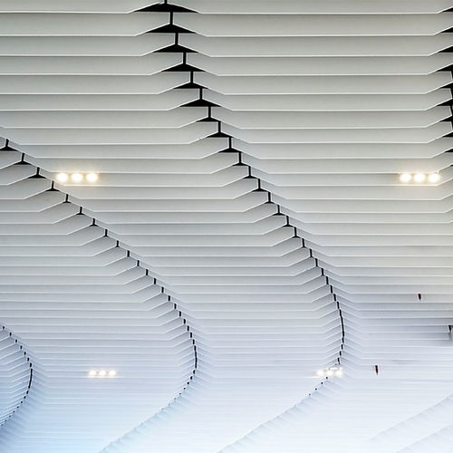Baffle acustico in fibra di poliestere - BLADE - Acoustic.ae - in PET / da soffitto / decorativo