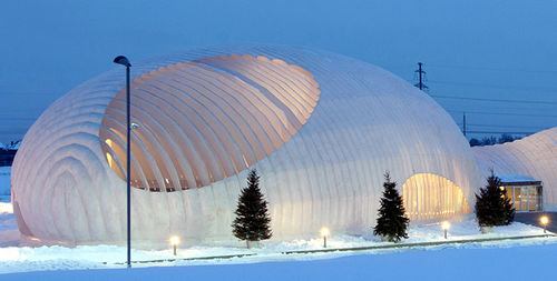 Pressostruttura con membrana in PVC - OFFICE BUILDING - Vector - per ufficio / per edificio