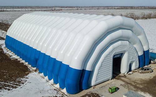 Pressostruttura con membrana in PVC - CONSTRUCTION SITE COVER  - Vector - per stoccaggio / per edificio / per fabbrica
