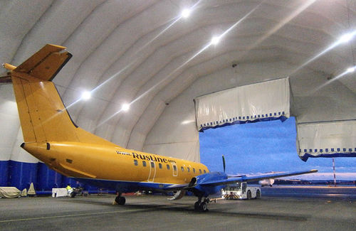 Pressostruttura con membrana in PVC - AIRCRAFT HANGAR - Vector - per aeroporto