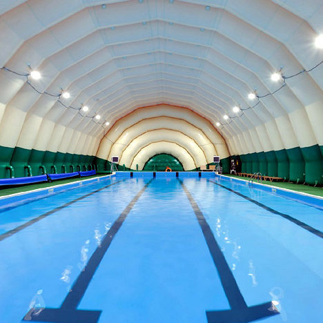 Pressostruttura con membrana in PVC - COVER FOR SWIMMING POOL - Vector - per impianto sportivo / per spazi pubblici / per edificio