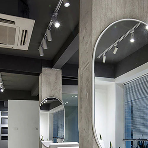 Faretti a binario LED - TRL003 - Kosoom S.R.L. - tondo / in alluminio / commercio