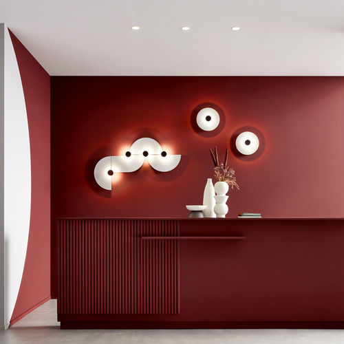 Applique contemporanea - TAPIS - Wever & Ducré BV - da interno / in alluminio / semicircolare