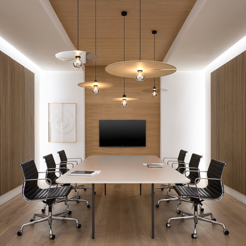 Lampada a sospensione - MIRRO SOFT - Wever & Ducré BV - in alluminio / in PET / contemporanea