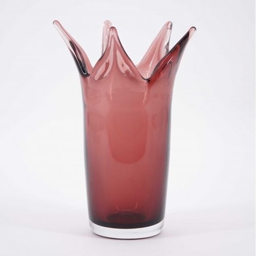Vaso contemporaneo - AUT03 - Wave Murano Glass srl - in vetro soffiato / in vetro di Murano / fatto a mano