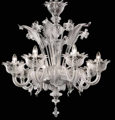 Lampadario classico - LISZT - Wave Murano Glass srl - in vetro di Murano / in vetro soffiato / con 1 punto luce